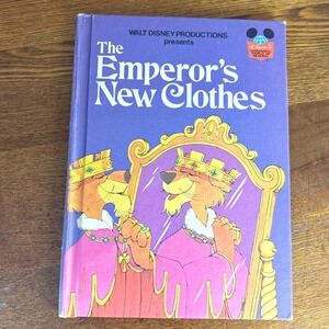 Vintage Disney Emperor's New Clothes Book 1975 Wonderful World Reading